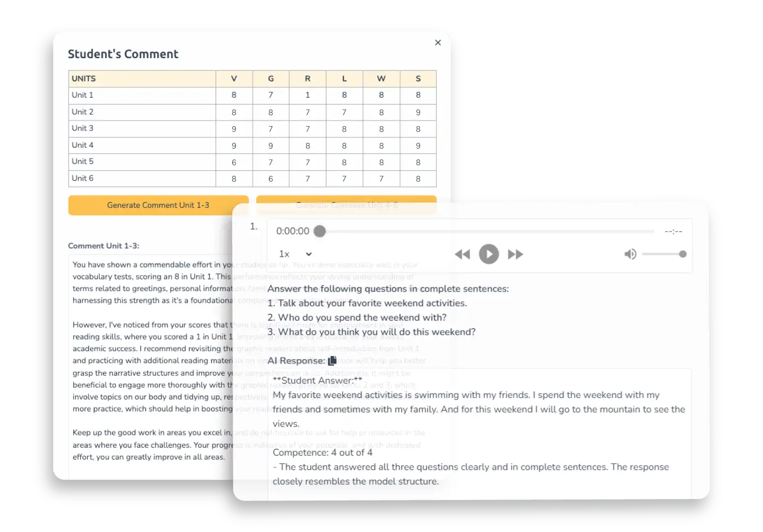 Online Assessment & Auto-Grading (AI assistance)