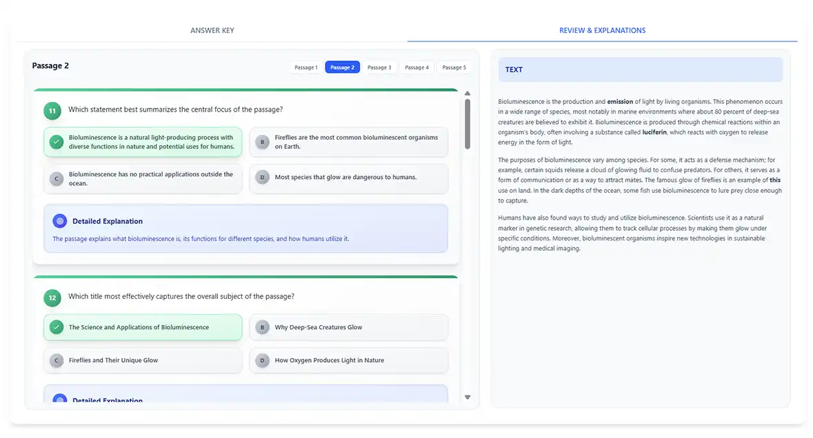 Reading Comprehension preview