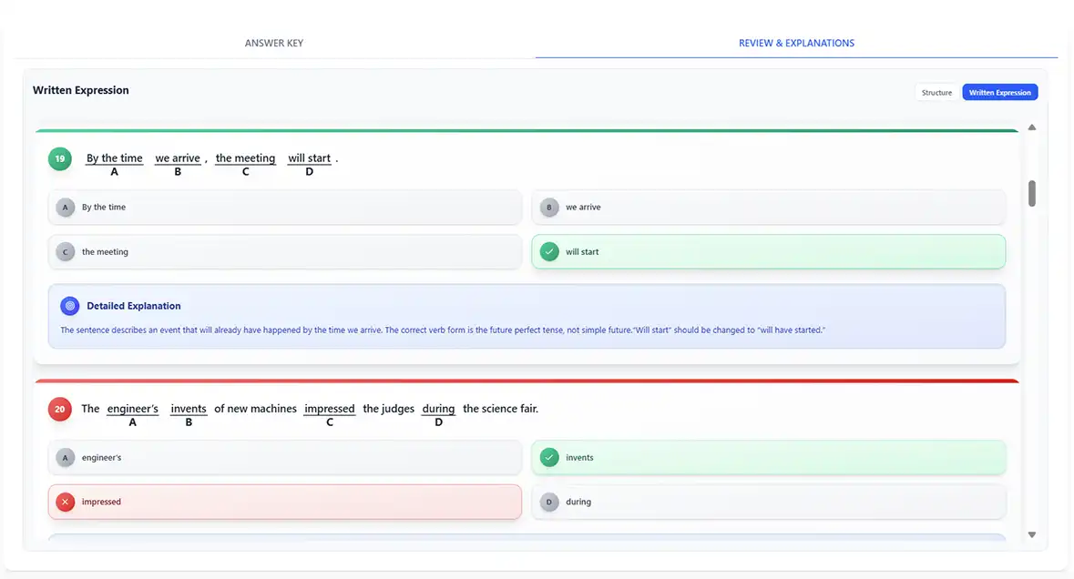 Structure & Written Expression preview