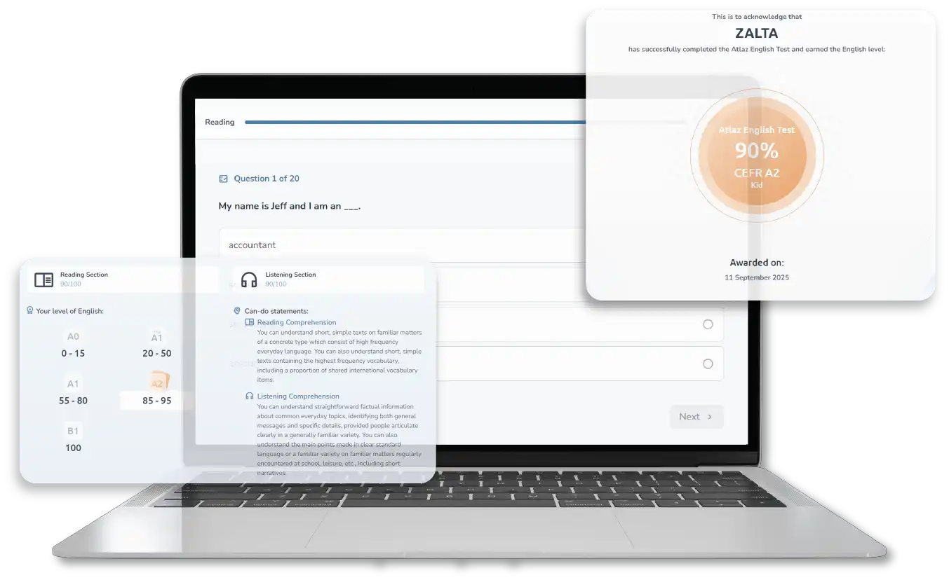 Free English proficiency test